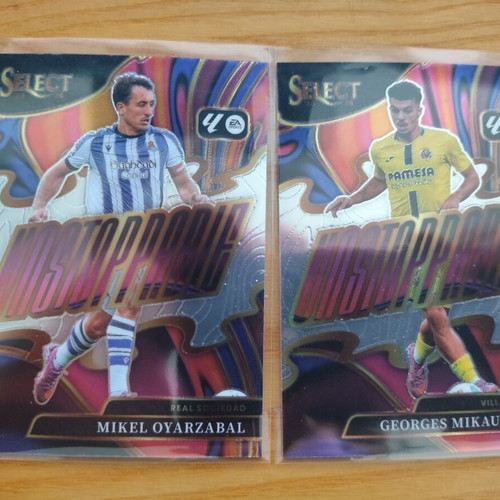 Panini Select La Liga Unstoppable 2 Cards like new