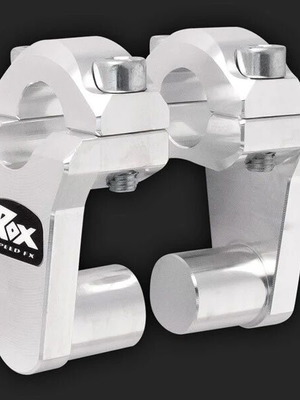Rox Handlebar Risers used, motorcycle accessory