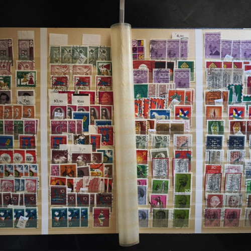Stockbook A4 with German Stamp Collection, 32 Pages, Like New
