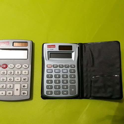 Calculators used, set of 2 pieces