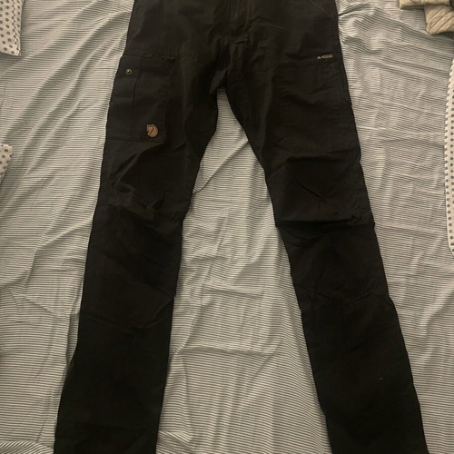 Fjallraven hiking pants, black and khaki, size EU 46 US 30-31
