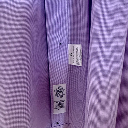 Oxford Company dress shirt size Large purple like new