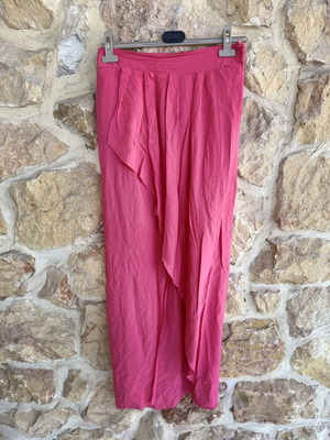 Magenta Wrap Style Maxi Skirt size L, like new
