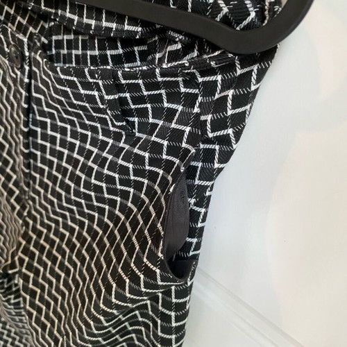 Lussile checked pants size 46 like new, straight fit