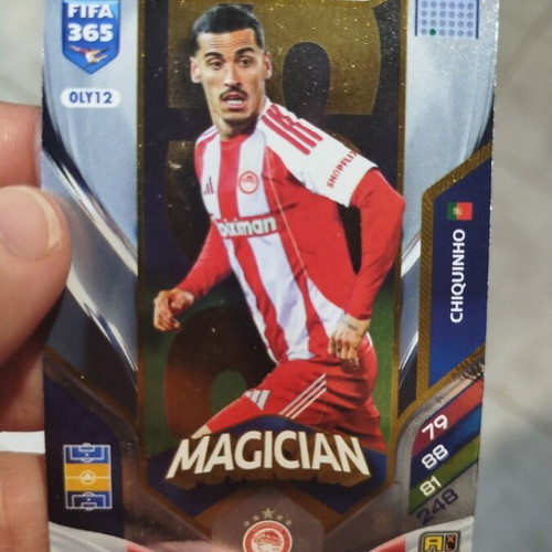 FIFA 365 Panini Adrenalyn Chiquinho trading card