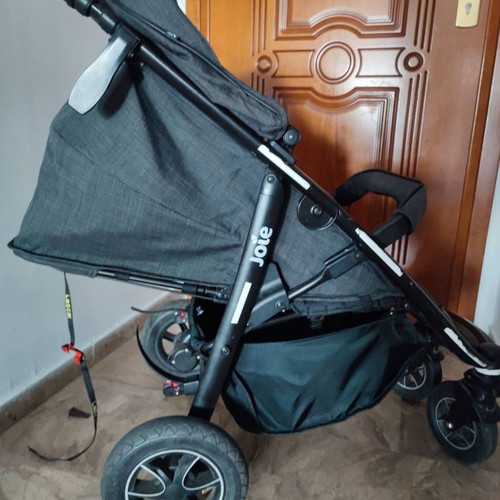 Joie Mytrax 2in1 stroller used with suspension and inflatable tires