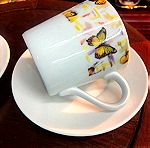  Πορσελάνης Σετ τσαγιού 12 τμχ απο 6 κούπες και 6 πιάτα … Αμεταχείριστο!  (Porcelain tea set)...(Πληροφορίες απόκτησης σε μἠνυμα)