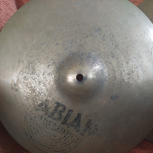 Sabian AAX Studio 14" hihat cymbals used with bonus B8 14"
