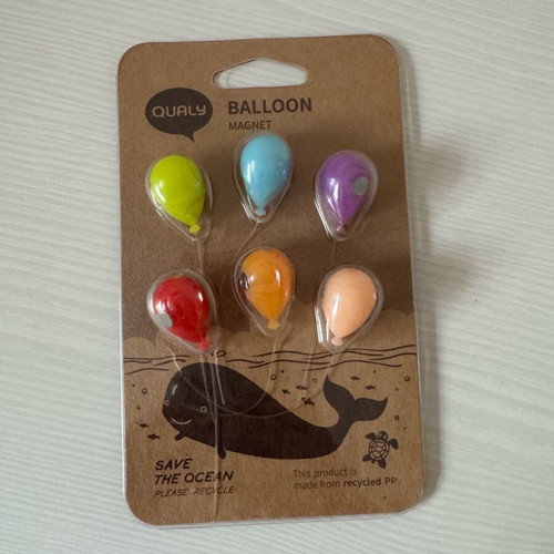 Qualy Balloon Magnets New Decorative Home Items