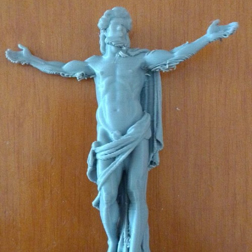 Jesus Christ 3D printed figure version 2 with PLA material new
