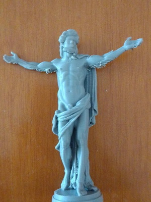 Jesus Christ 3D printed figure version 2 with PLA material new