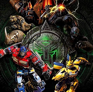 TRANSFORMERS RISE OF THE BEASTS MOVIE GOOD VS EVIL PRIMAL RAGE POSTER 24" x 36"