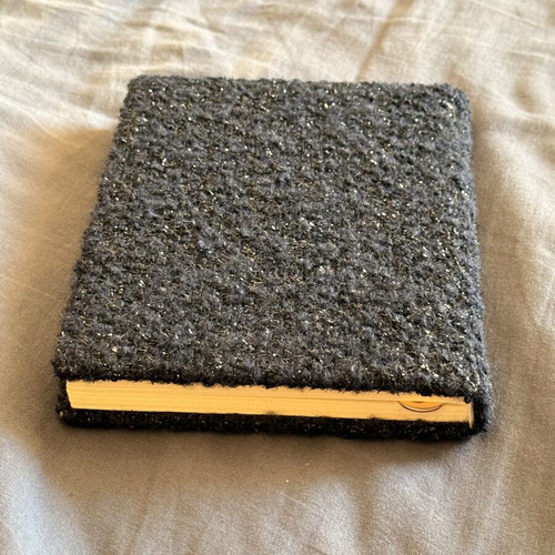 Chanel Beaute notebook with hardcover and CC logo bookmark