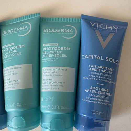 After Sun Vichy and Bioderma set 4x100 ml new