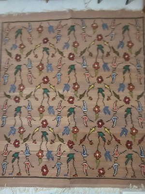 Wool rug on loom 220x245 unused