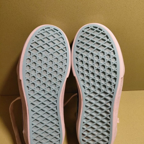 Vans YT Ward Glow sneakers size 34 like new, neon blue and black