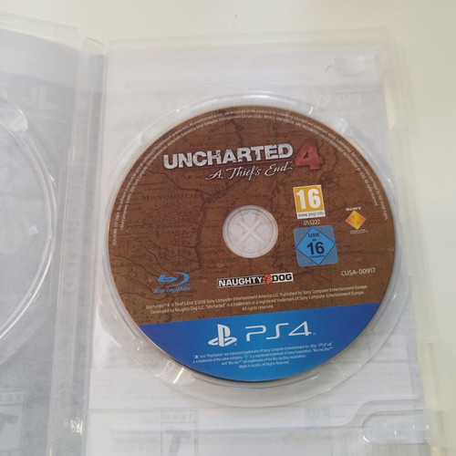 Uncharted 4 A Thief's End PlayStation 4 game used