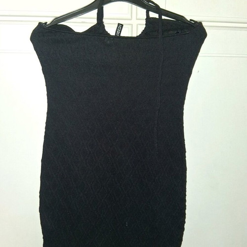 H&M Strapless Short Dress Black Like New, Size S