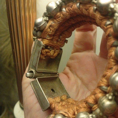 Gajre Antique Silver Bracelet from Rajasthan, used