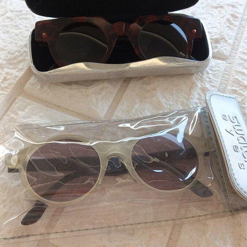 Swatch rare sunglasses with interchangeable frames