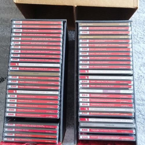 Classical music CDs used, pack of 51 from great composers