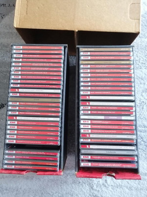 Classical music CDs used, pack of 51 from great composers