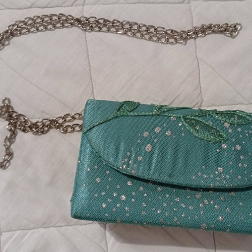 Allure dress set like new, green, dress, scarf, bag