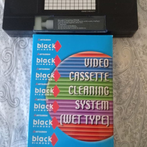 Mitsubishi video cassette cleaning system wet type new