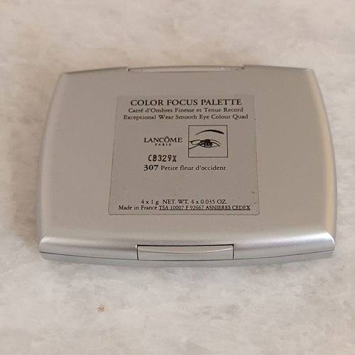 Clinique and Lancome eyeshadow set used
