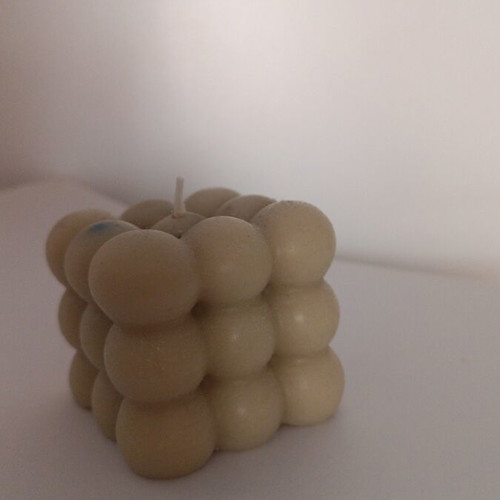 Handmade candle with vanilla scent new