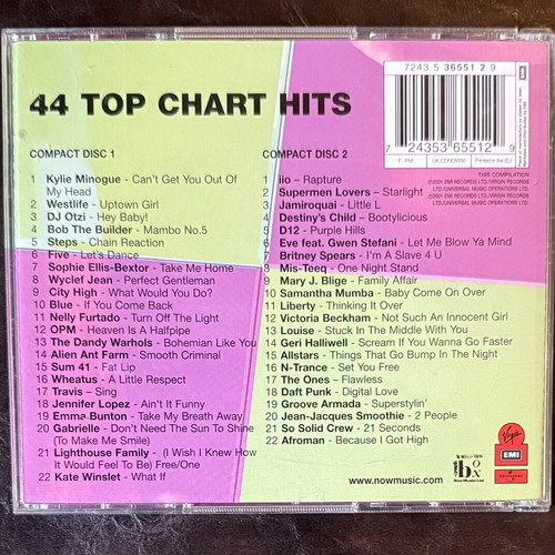 Now That's What I Call Music! 50 double CD like new, UK edition