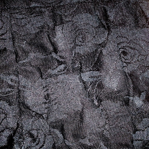 J. Stars Lace Shorts with Matching Band Detail like new, black and silver