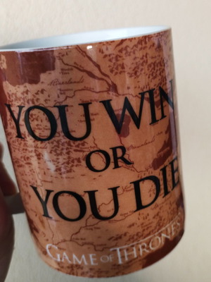 Κούπα καφέ Game of Thrones σαν καινούργια 330 ml ημιπορσελάνη