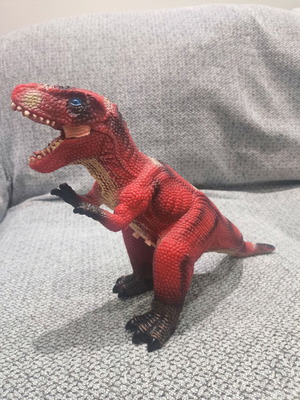 Dinosaur toy like new, battery operated roaring, 40cm long