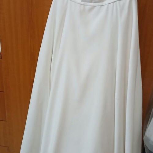 Demetrios wedding dress 2024 collection like new, white satin size 8