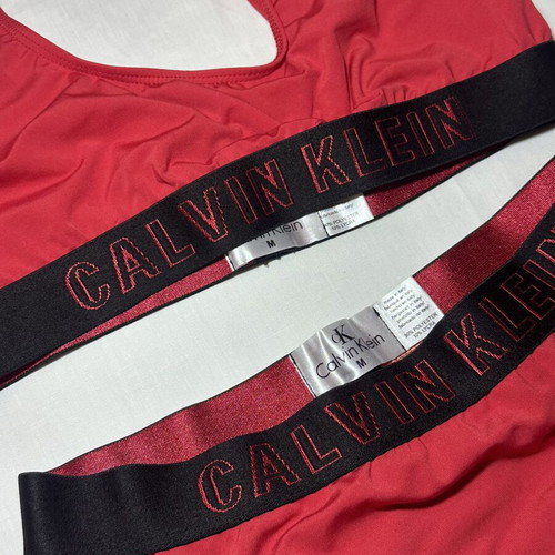 Calvin Klein women's red swimsuit set new, size M