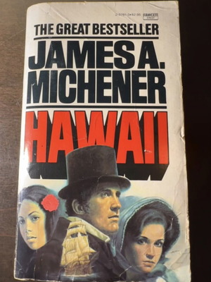 Hawaii by James A. Michener paperback book used, English edition