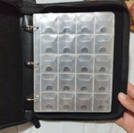 Premium coin binder new, holds 200 coins with expandable pages