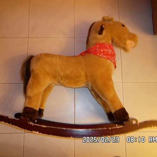 Rocking horse used for small children
