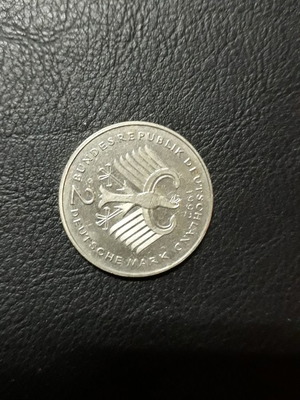 2 Mark Coin 1949-1979 Dr Kurt Schumacher used