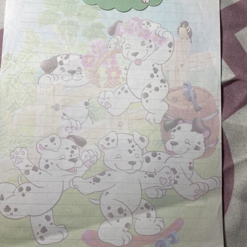 Vintage dog stationery collection like new, 3 sheets 3 envelopes