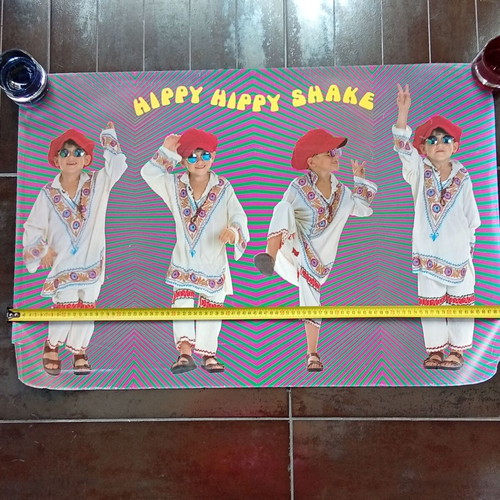 Hippy Hippy Shake poster 90x60cm with minor wear