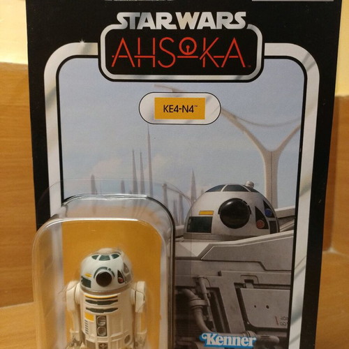 Star Wars Vintage Collection TVC Ahsoka E-Wing Fighter KE4-N4 Droid new