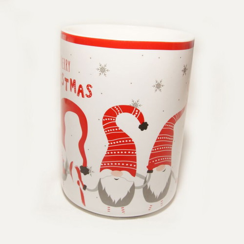 Large mugs used, pack of 7, Christmas theme