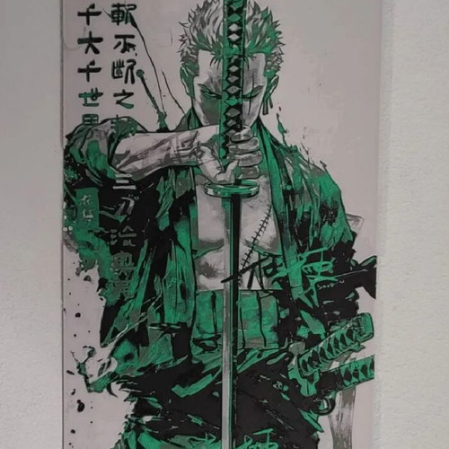 One Piece Zoro Roronoa Hueforge high quality plastic figure 24cm