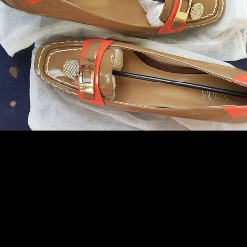 Tod's Gommino women's loafers new black patent leather size 40
