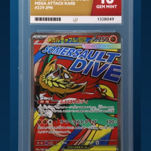 Pokemon Mega Hawlucha ex 229/193 ACE 10 gem mint card