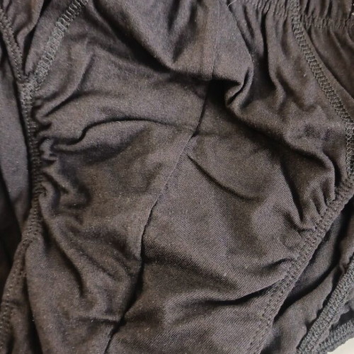 Men's black cotton briefs pack of 3, new, Greek product