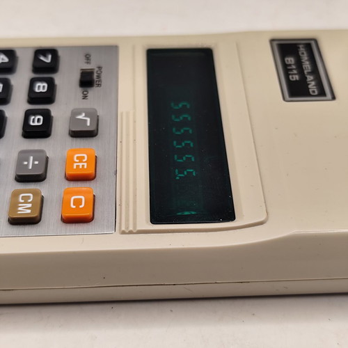 Vintage calculators, 1970s, set of 2
