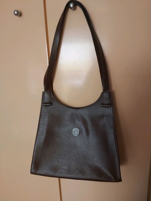 KEM leather shoulder bag for women brown like new